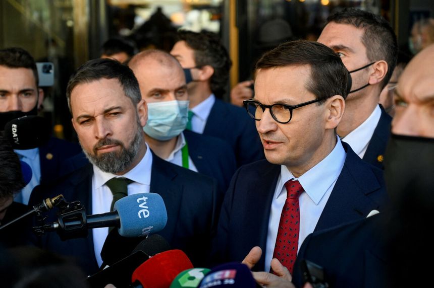Santiago Abascal i Mateusz Morawiecki
