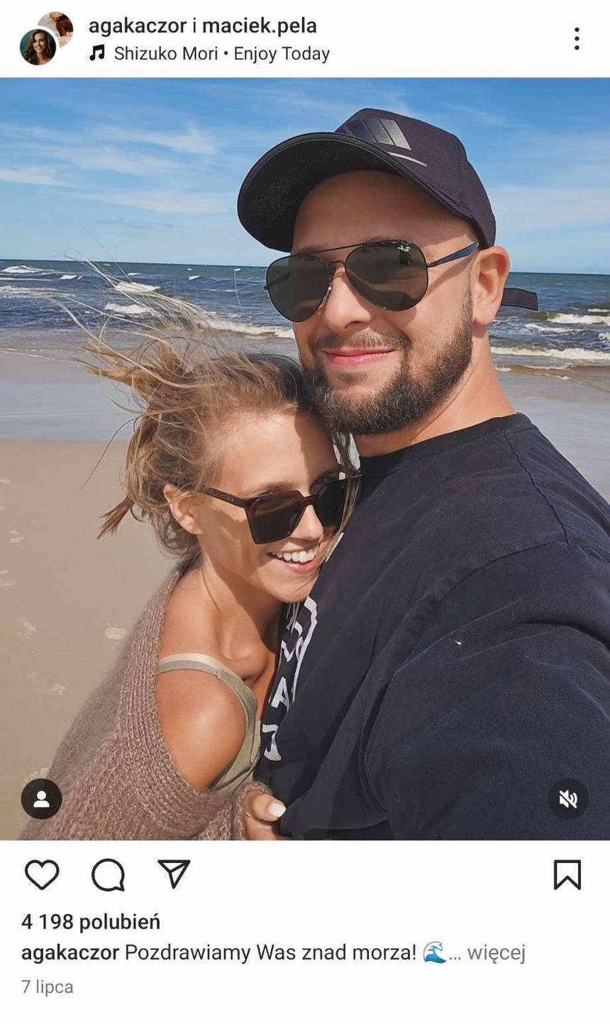 Agnieszka Kaczorowska i Maciej Pela