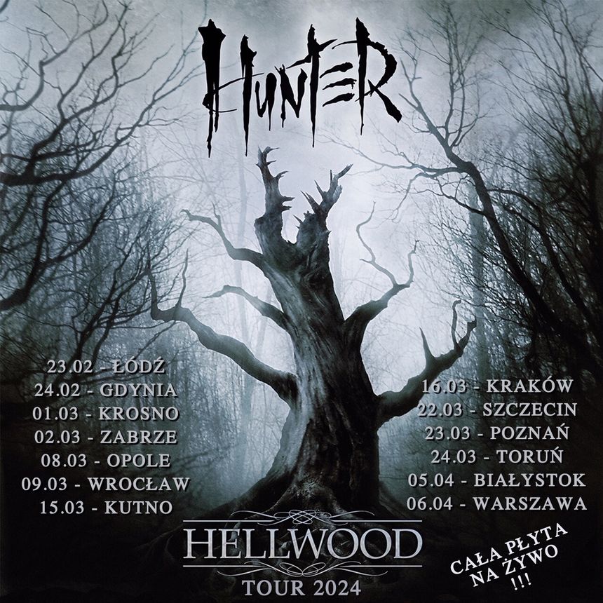 Trasa koncertowa Huntera