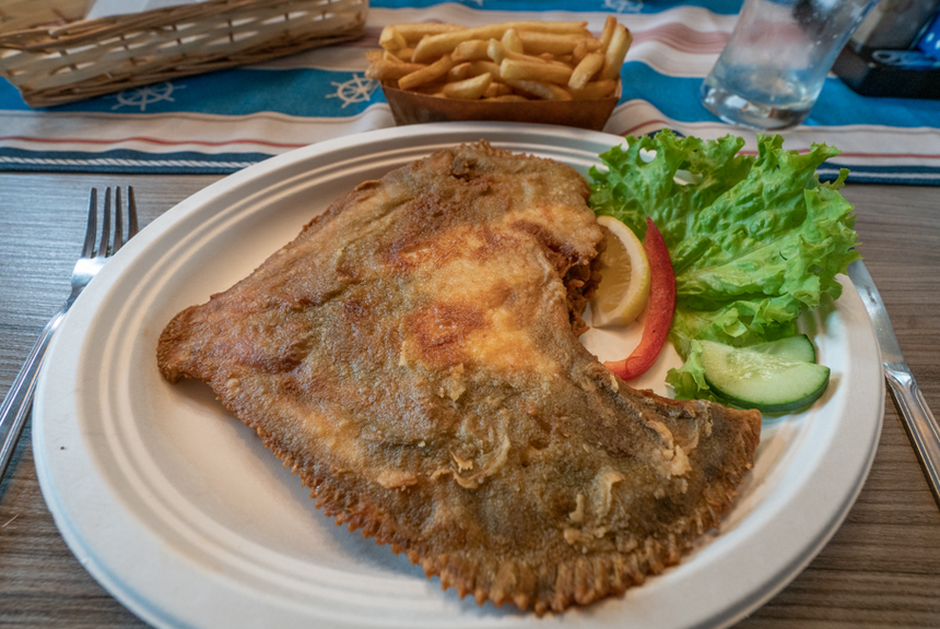 smażony turbot, ryba zamiast karpia