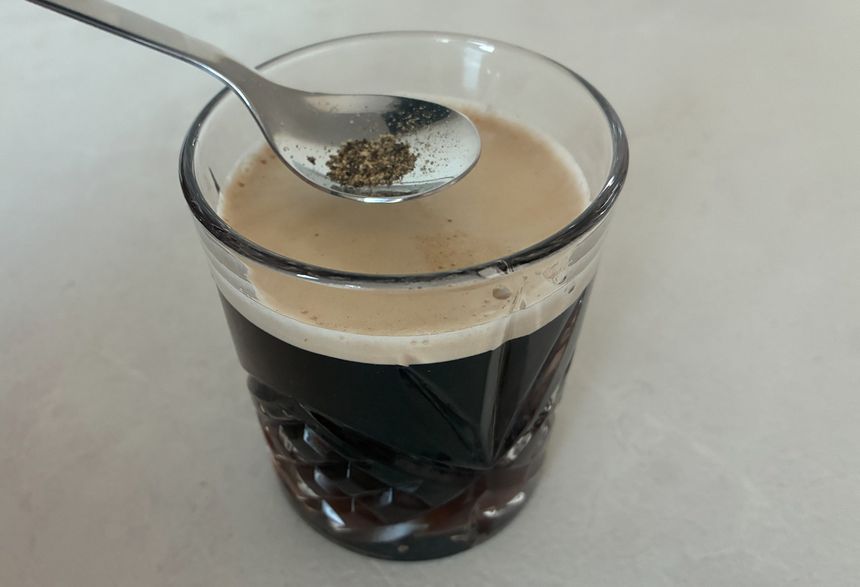 Kawa z pieprzem