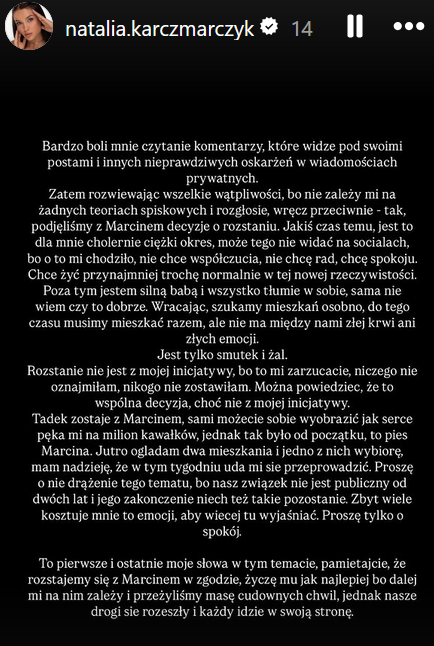 Natsu rozstała się z Dubielem