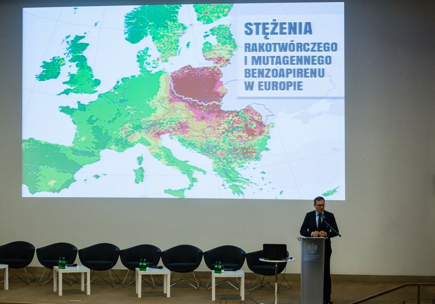 Stężenie benzo(a)pirenu w Europie