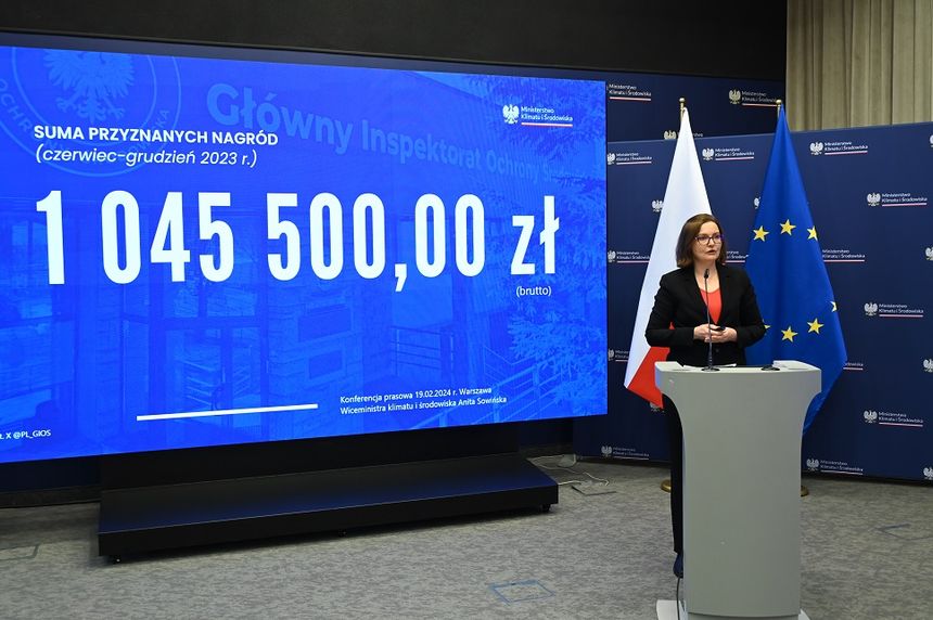 Suma nagród w GIOŚ