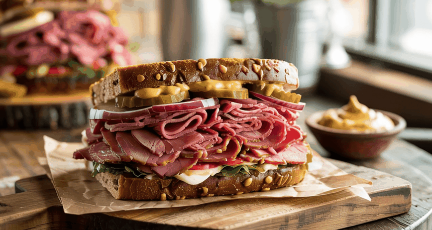 przepis na kanapkę z pastrami