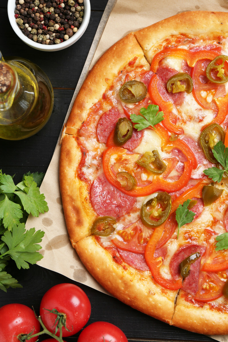 pizza, jalapeno i problemy z trawieniem