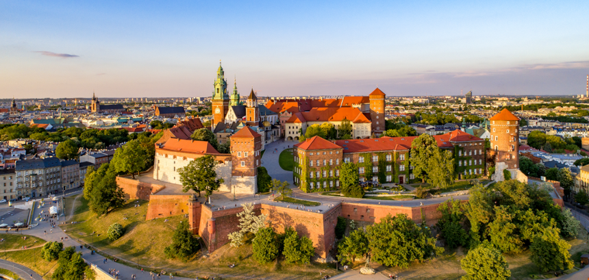 Kraków panorama, zdjęcie