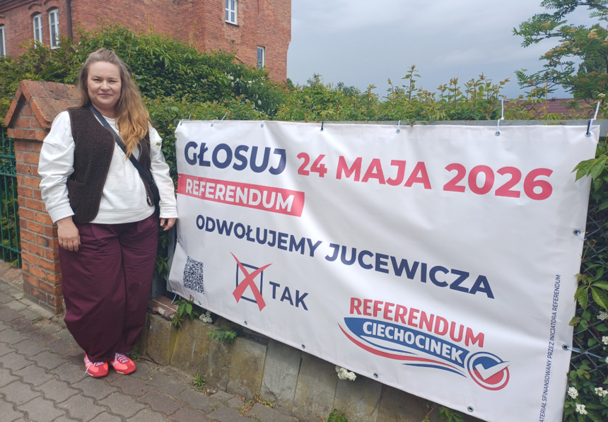 Marta Modrzejewska-Komosińska z Inicjatywy Referendalnej