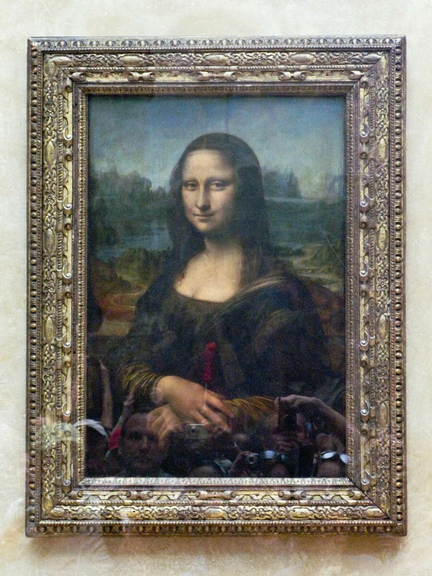 Mona Lisa, obraz w Luwrze