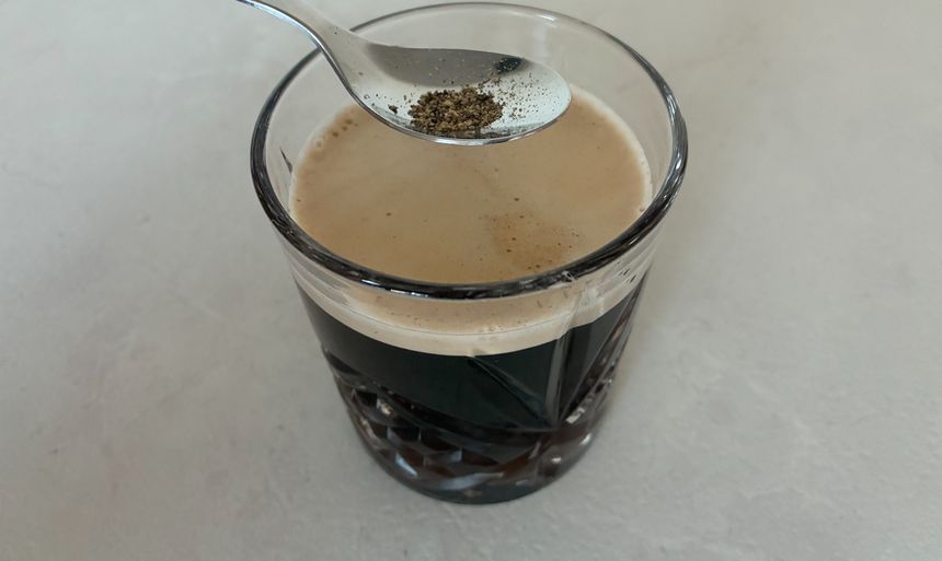 Kawa z pieprzem
