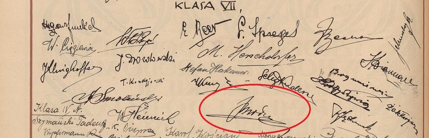 Podpis Józefa Białasa