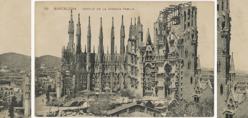 Katedra Sagrada Familia zdjęcie budowa