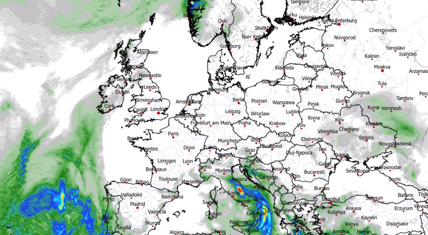 Suma opadów w ciągu 24 h 19.03