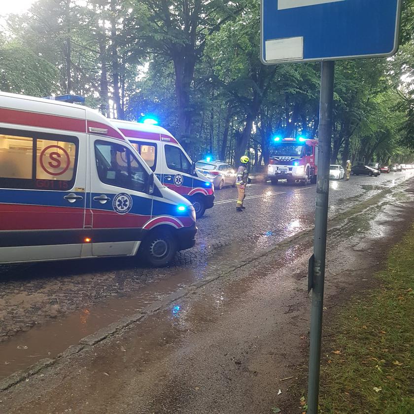 Dwie osoby rażone piorunem w Rozewiu