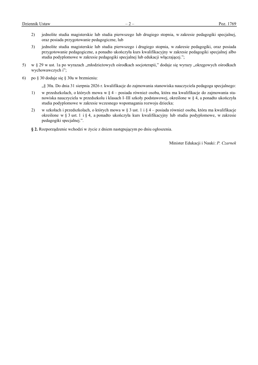 Rozporządzenie MEiN