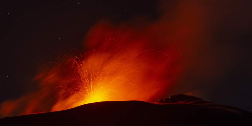 wybuch wulkanu Etna