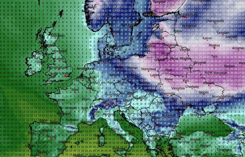 Temperatura minimalna 02.02