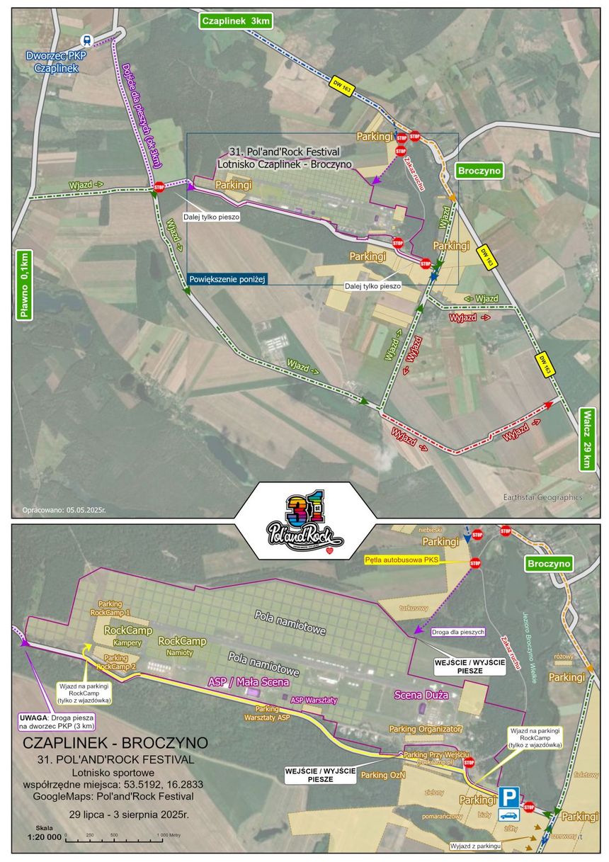 Pol'and'Rock 2025 - teren festiwalu