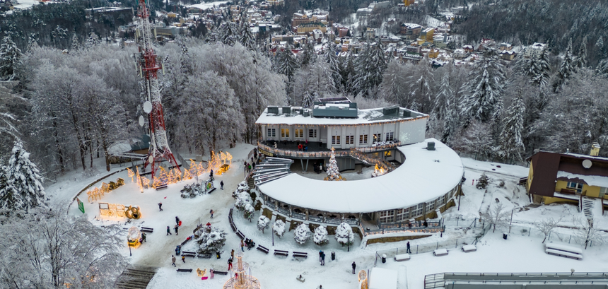 Krynica-Zdrój zimą