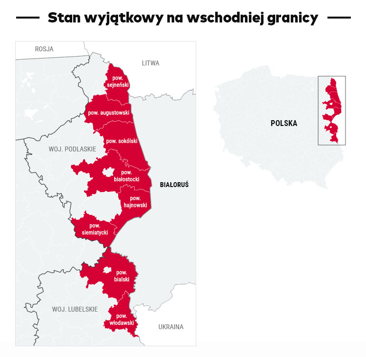 Stan wyjątkowy na wschodniej granicy