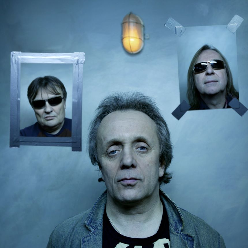 Tomasz Zeliszewski (na środku), Krzysztof Cugowski (po lewej) i Romuald Lipko (po prawej)