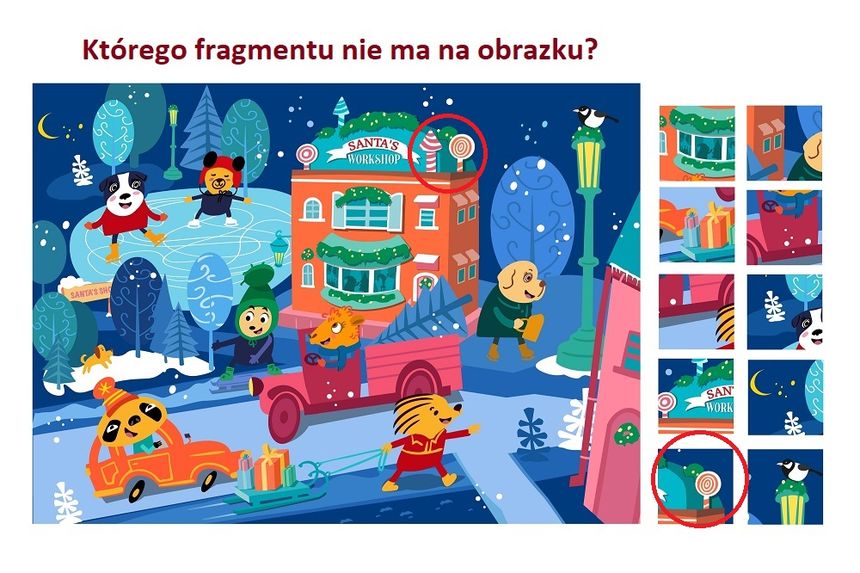Którego fragmentu nie ma na obrazku? Rozwiązanie