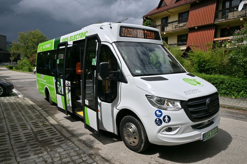 Koniec testów elektrycznego busa na Morskie Oko