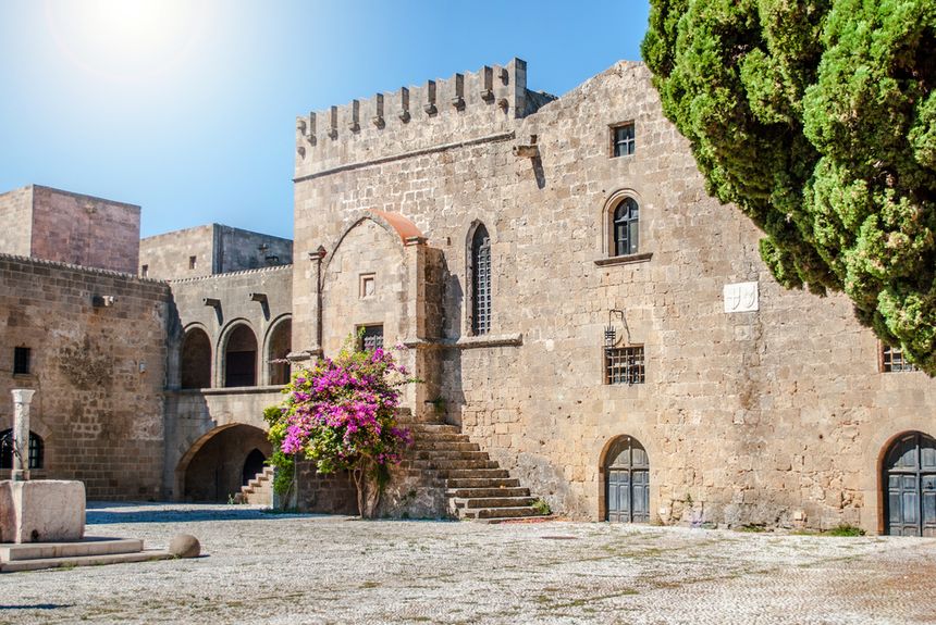 Miasto Rodos na wyspie Rodos