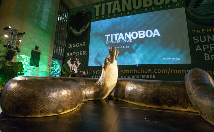 najdłuższy wąż titanoboa
