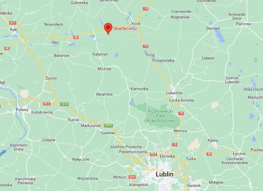 Skarbiciesz (woj. lubelskie). To tu zginął zagryziony przez psy 48-letni Mariusz