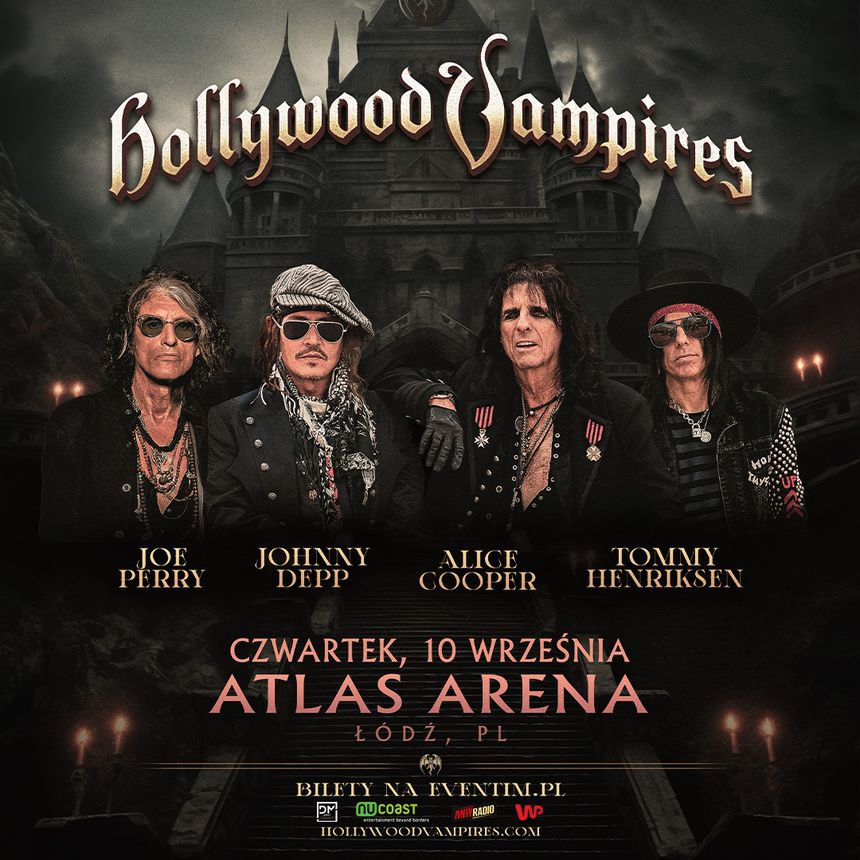 Koncert Hollywood Vampires w Łodzi