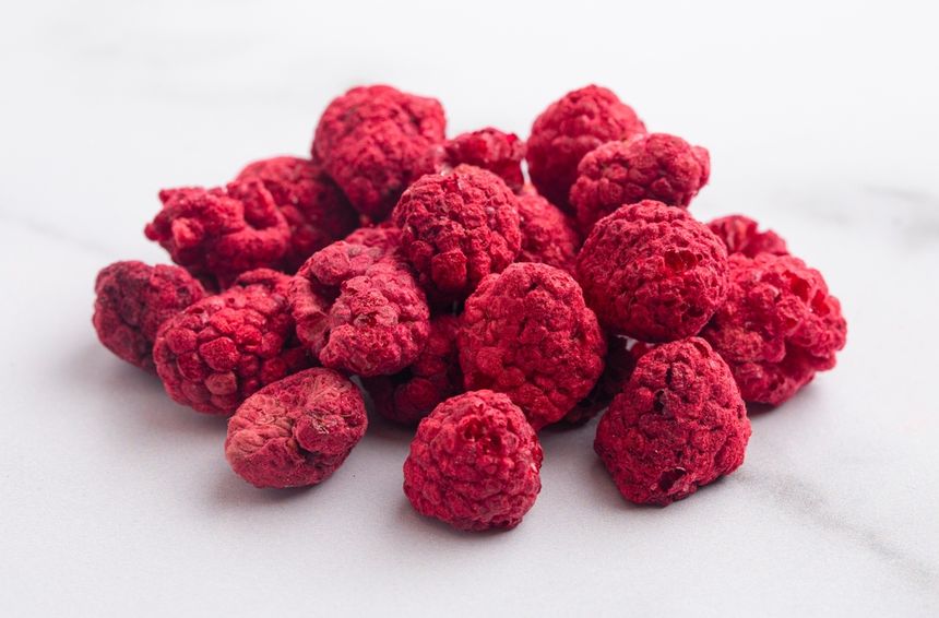 Liofilizowane maliny