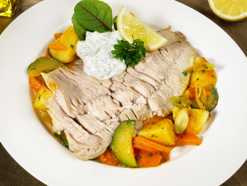 filet karpia gotowany