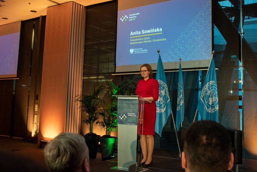 Anita Sowińska na konferencji Sustanable Industry Lab 2024