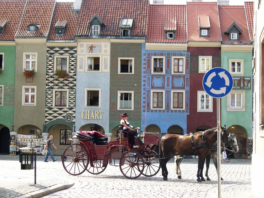 Poznań, rynek w Poznaniu