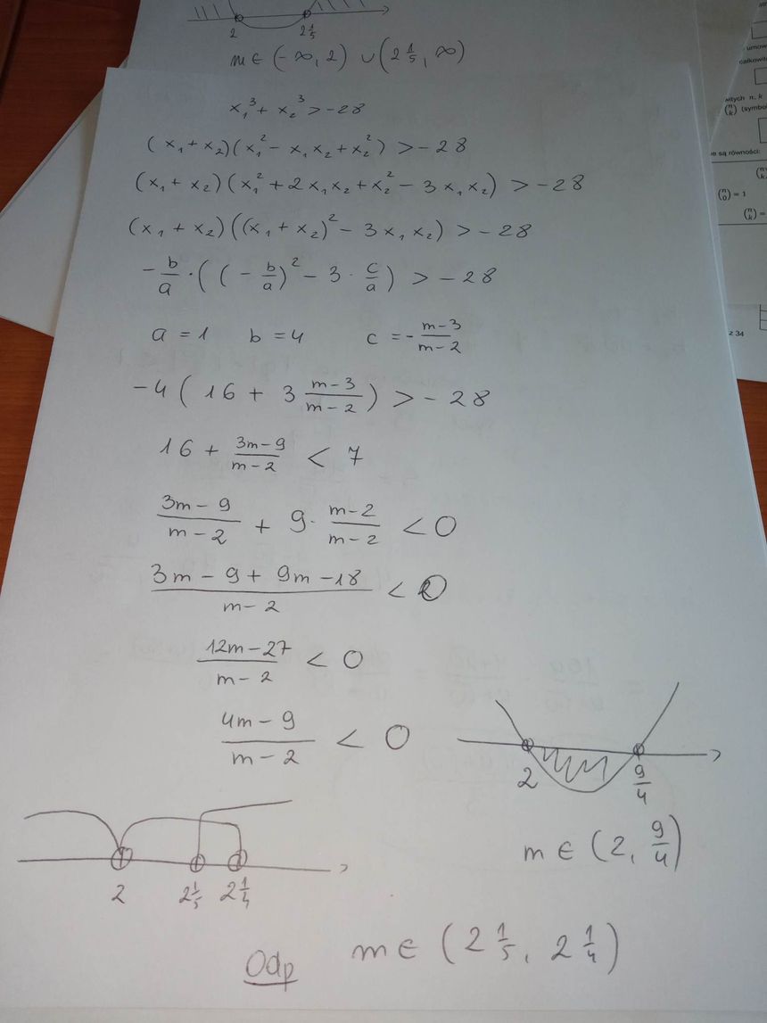 Matura z matematyki - odpowiedzi