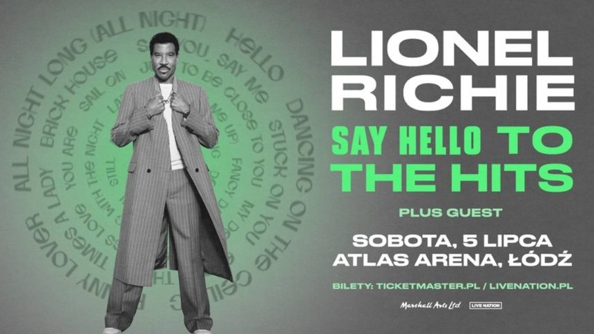 Lionel Richie ogłosił trasę „Say Hello To The Hits”