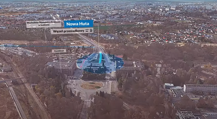 Metro w Krakowie, Nowa Huta i pierwsza stacja