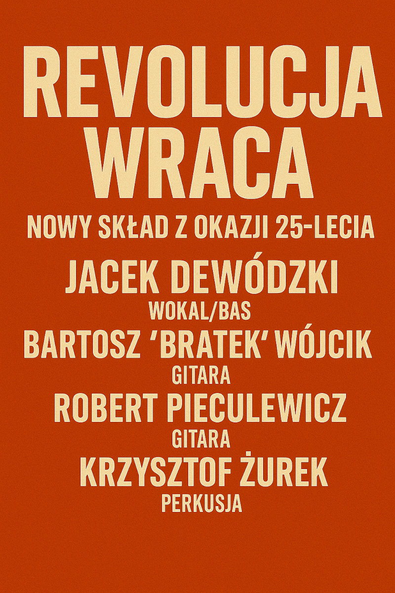 Revolucja - plakat