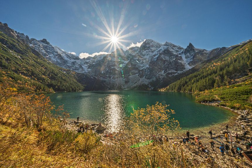 Morskie Oko jesień