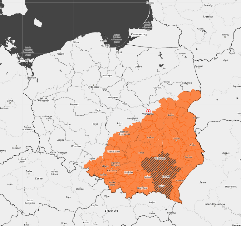 alerty IMGW, pogoda w poniedziałek 22 czerwca