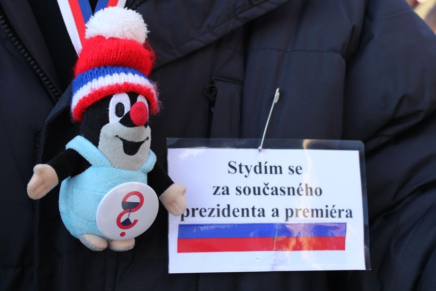 Protesty antyrządowe w Pradze