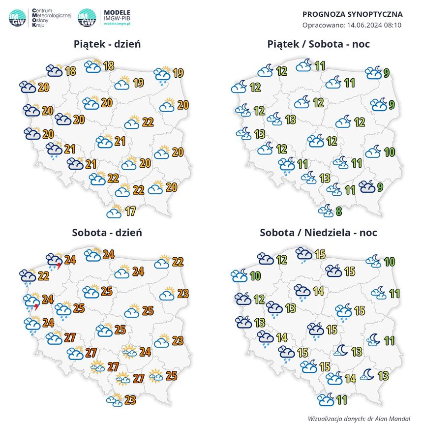 Prognoza pogody na weekend | IMGW