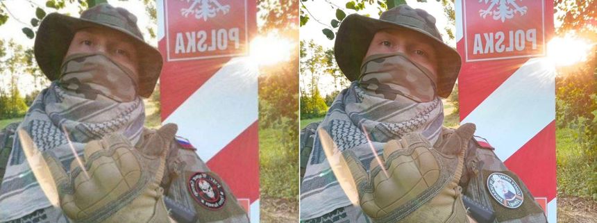 Fałszywe zdjęcie (po lewej) i oryginał (po prawej)