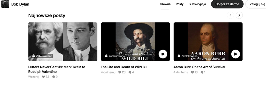 Patreon - Bob Dylan