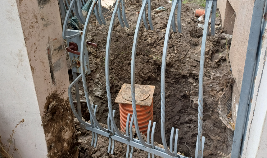 Tak wygląda nowe przyłącze przy kamienicy przy Lelewela