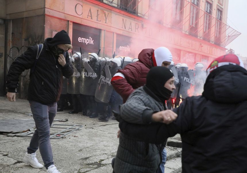 zamieszki podczas Marszu Niepodległości
