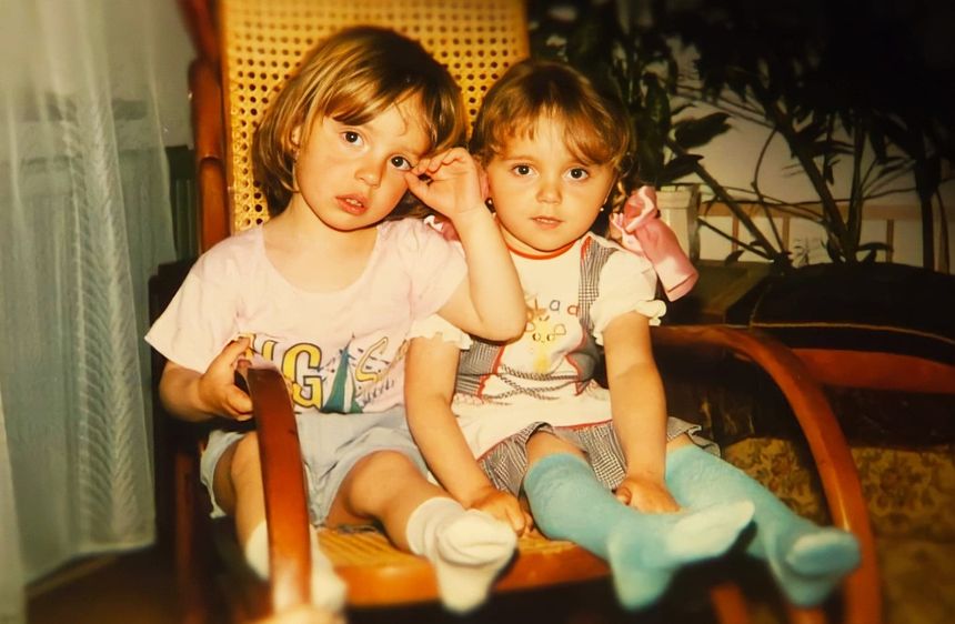 Dominik i Ania w dzieciństwie