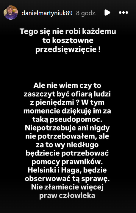 Wpis Daniela Martyniuka