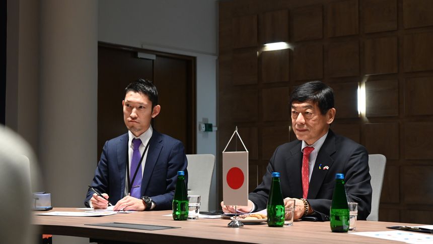 Spotkanie Hennig-Kloski z ambasadorem Japonii
